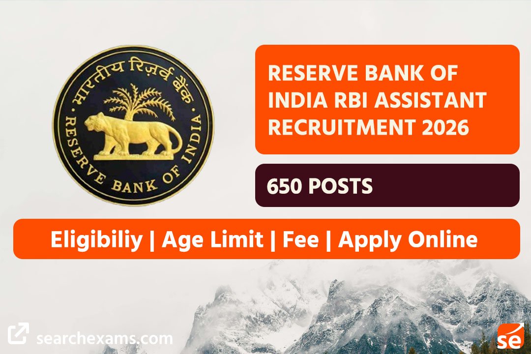 Reserve Bank of India RBI Assistant Recruitment 2026